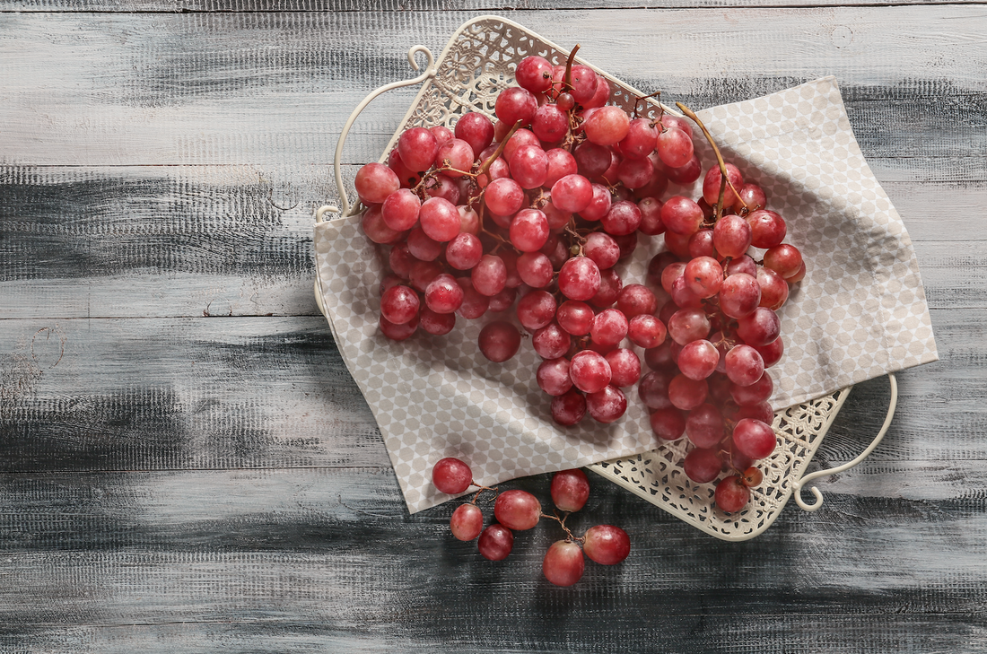 Palomitas y uvas