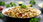 Salchichas con arroz silvestre