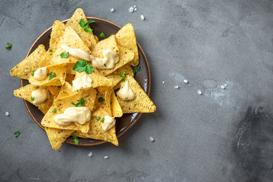 Chips de queso al cilantro