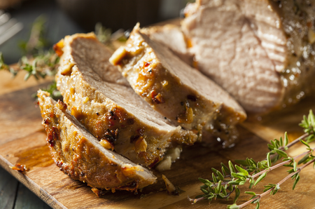 Herb Pork Loin with Broccoli