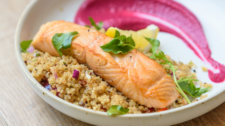 Exotic Salmon with a Nutty Touch