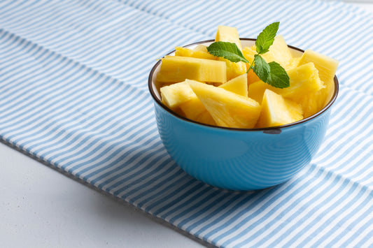 Ensalada de piña y menta