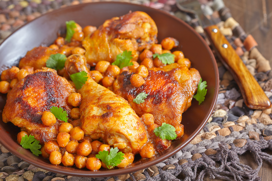 Garbanzos y Pollo a la Masala