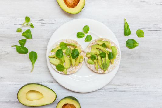 Galleta de Arroz con Aguacate