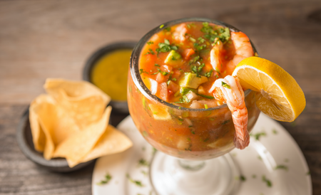 Shrimp, corn & cilantro Italian-Mex Bowl