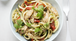Pollo con fideos de calabacín