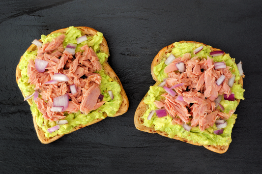 Tostada con atún