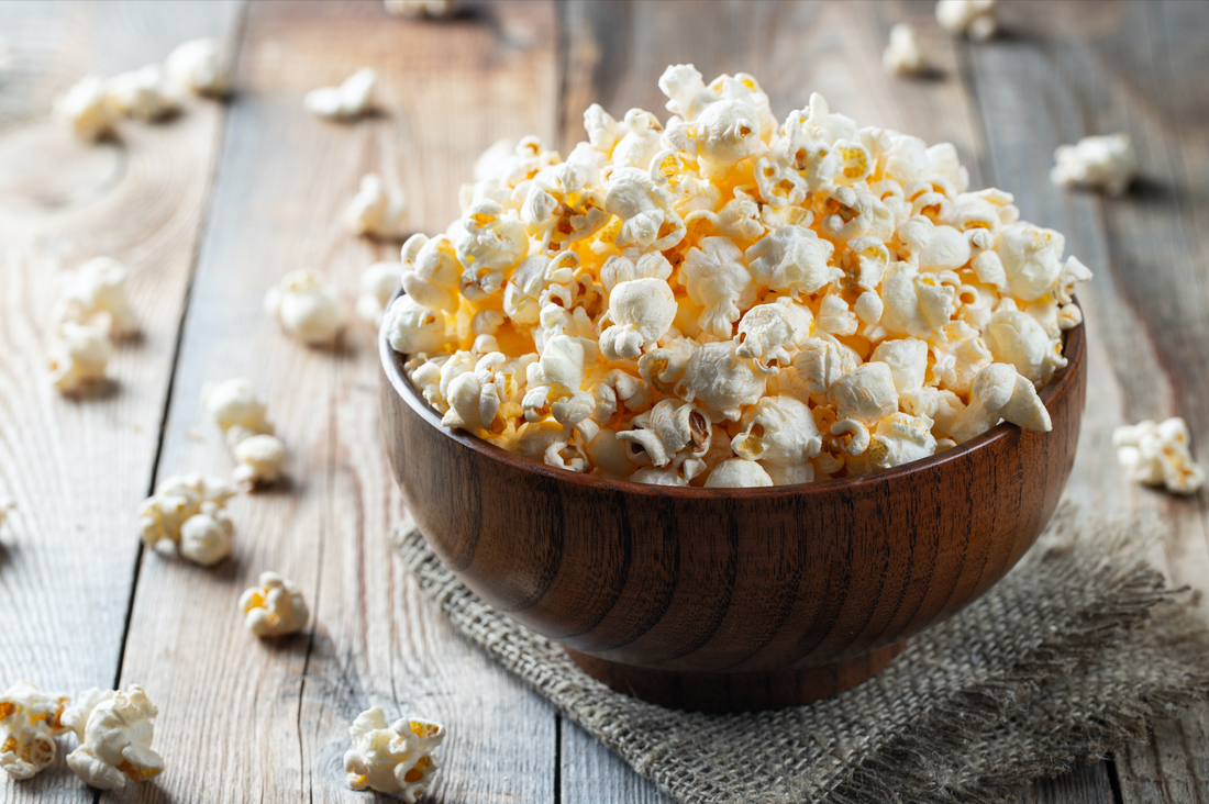 Palomitas sazonadas saludablemente 