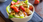 Ensalada de frutas y requesón
