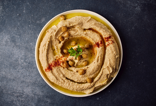 Hummus y semillas de calabaza