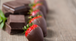 Fresas cubiertas de chocolate negro
