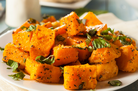 Camarones especiados con calabaza