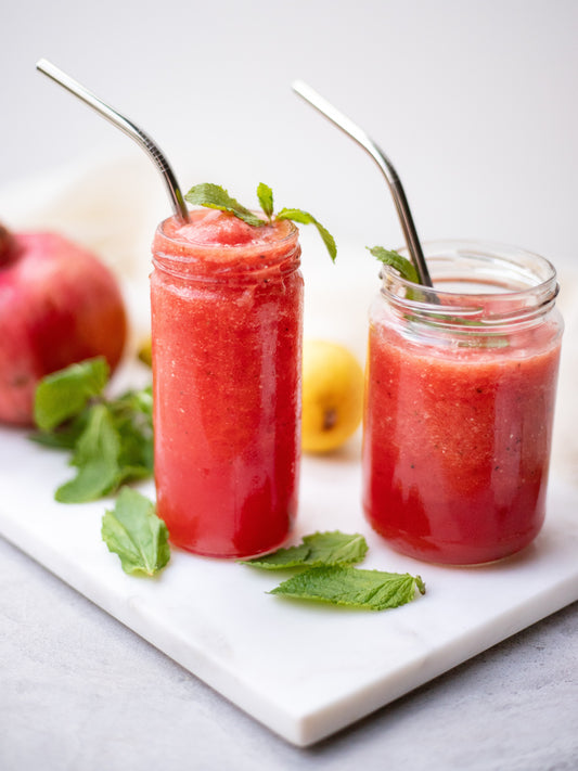 Refrescante jugo de sandía