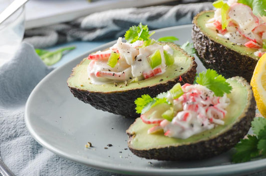 Recetas Saludables - Aguacate relleno de cangrejo