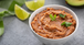 Tortillas con crema de frijoles