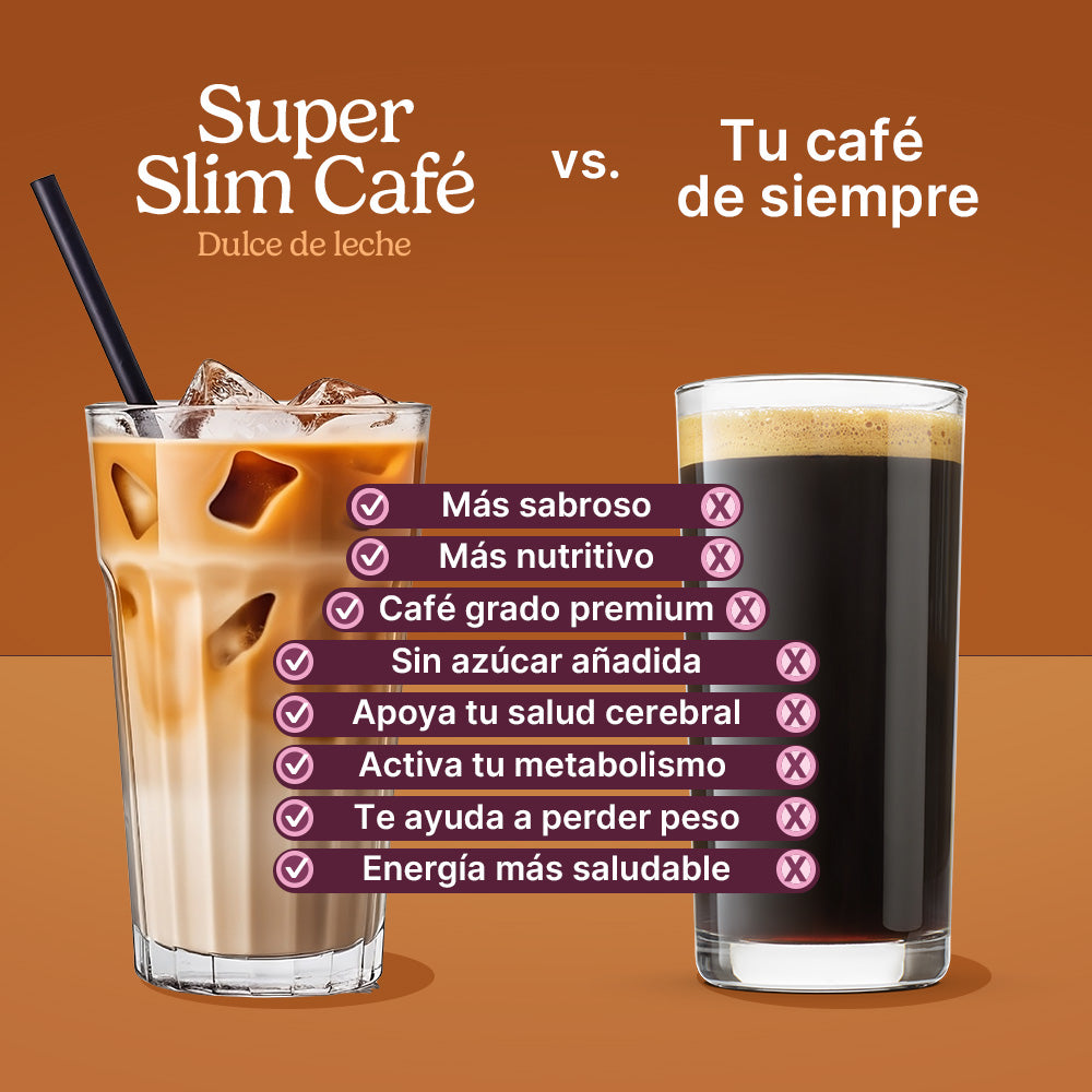 Super Slim Café Dulce de Leche (3 Botellas)