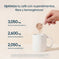Taza de Super Café de Santo Remedio con superalimentos, fibra y termogénicos: 3,050 mg de mezcla termogénica y 2,600 mg de fibra prebiótica